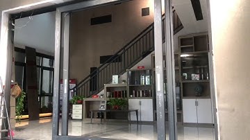 LMD automatic sliding door apply to smart home, you can open the door by voice control.