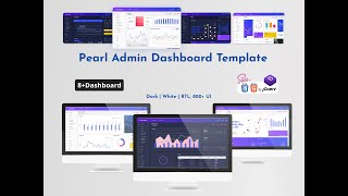Responsive Pearl Admin Dashboard Template
