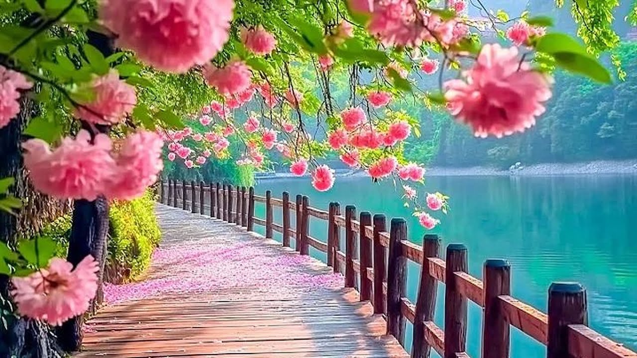 Beautiful relaxing music 🌿 soothes the soul and helps you step away from unnecessary thoughts.