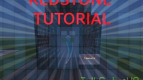 #8 Redstone Creation Tutorial: Toll Gate V2