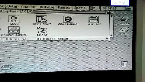 GEOS64 boots on MEGA65 from serial drive