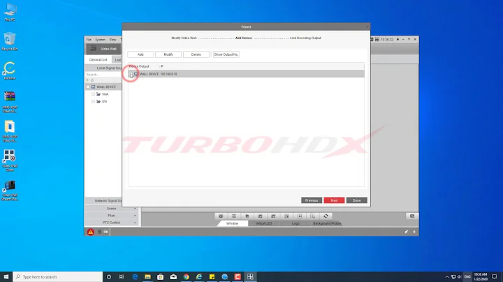 Video Wall - Decoder Hikvision Configuration