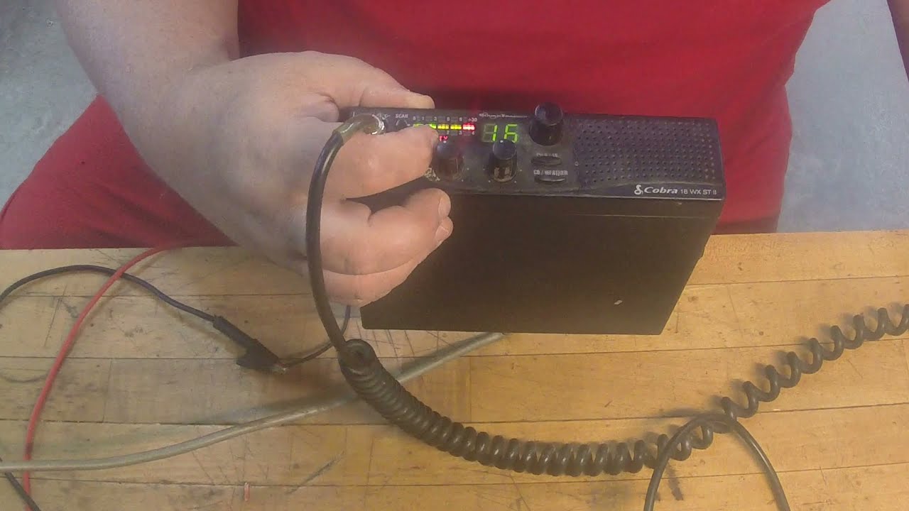 Cobra 18 WX ST II Repair Peak Tune and Review CB Radio YouTube