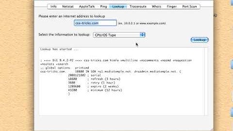 Mac Tip - Networking Tools