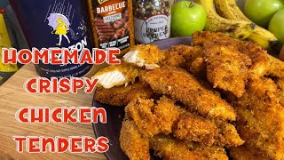 Homemade chicken tenders recipe | how to make crispy chicken tenders