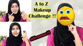 Alphabetical Makeup Challenge Abc Makeup اف یہ کیسا چیلنج ہے
