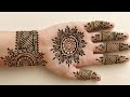 Latest beautiful stylish mahendi disign ll Henna arabic mahendi disign 