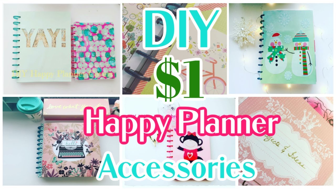 9 DOLLAR STORE DIY HAPPY PLANNER ACCESSORIES AND TIPS YOU SHOULD TRY! EASY  AND INEXPENSIVE 