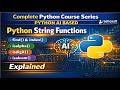 Python String Functions 🔥 | find(), index(), isalpha(), isdigit(), isalnum() Explained