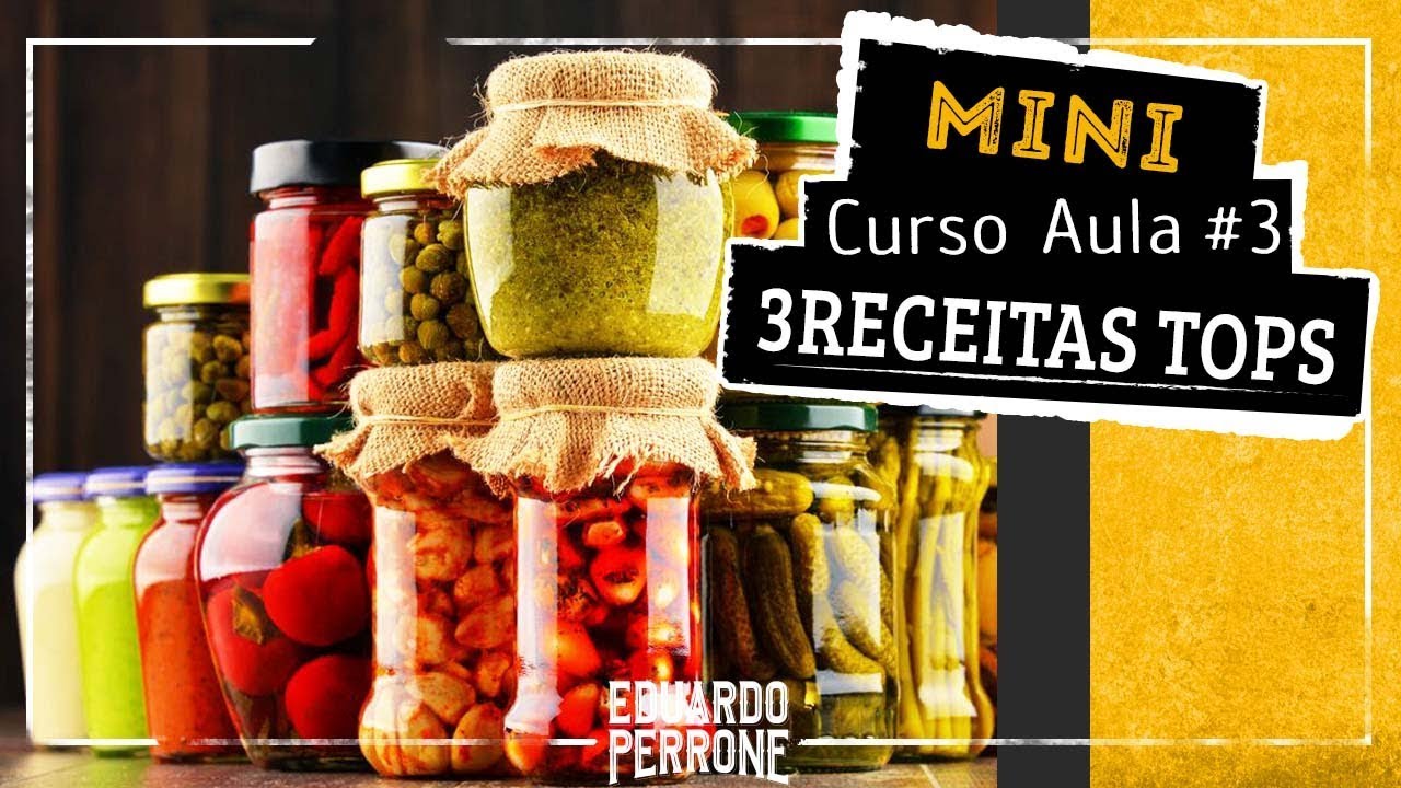 Chucrute De Repolho e mais duas receitas Aula#3