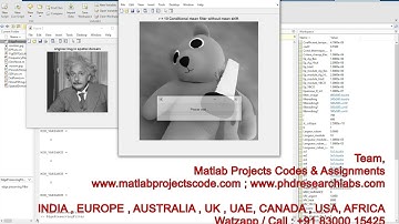 Edge preserving filter matlab code || image noise removal || Image Filter || Matlab project