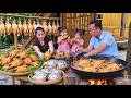 Huế and Dung make whole fried chicken using a rustic recipe |chicken recipe|