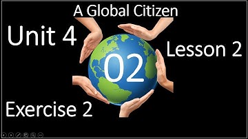 02 Grade 8 English Unit 4 Lesson 2 A Global Citizen Exercise 2
