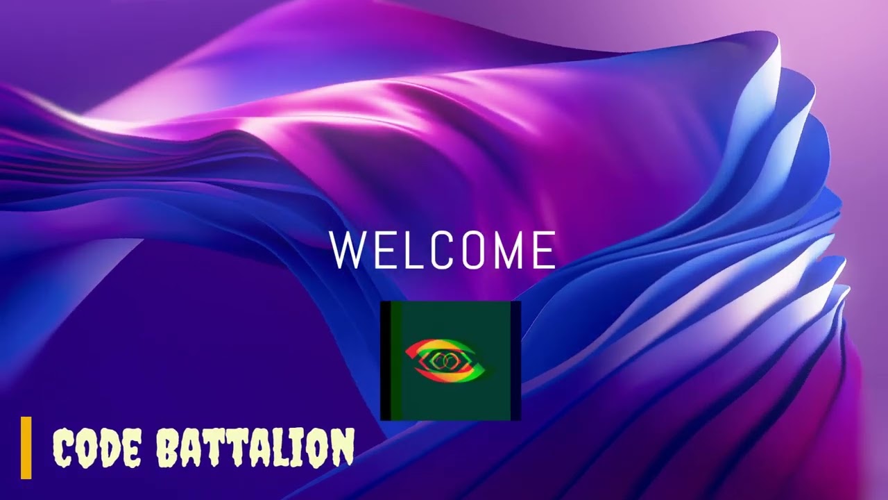 Code Battalion // Channel intro!