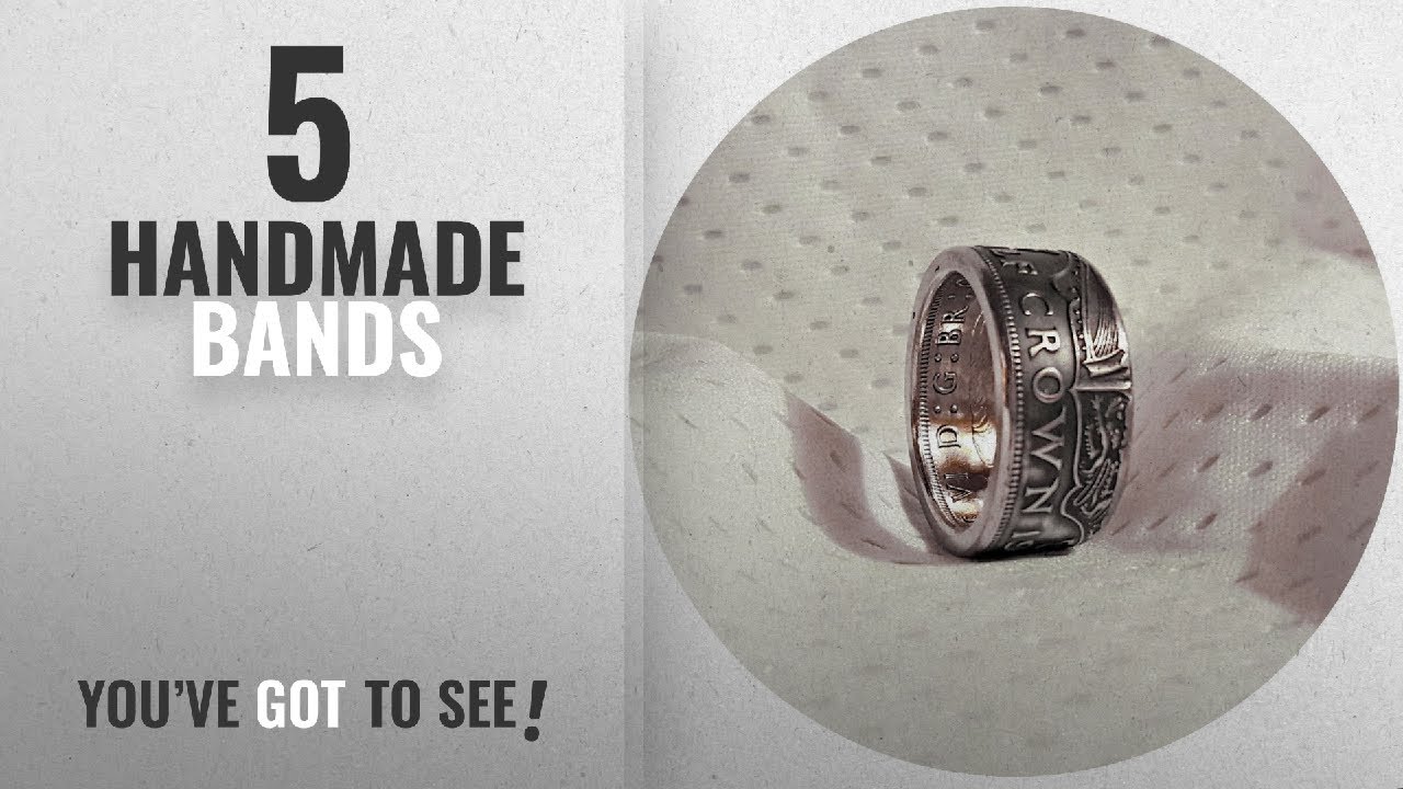 Top 10 Handmade Bands [2018]: British Half Crown Coin Ring