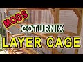 COTURNIX QUAIL LAYER CAGE MODS - Fixing some issues