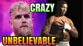 Breaking Jake Paul Vs Anthony Joshua Finalizing Deal For Official Fight In December?