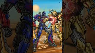 Optimus Prime Bayverse Vs TegaSword Red