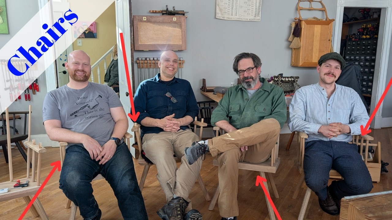 Изготовление стула с друзьями - Кристофер Шварц, Рекс Крюгер, Эоин Рирдон