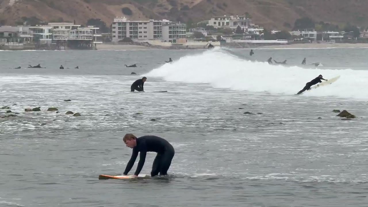 Discovering Malibu Lagoon, best beach for Surfing California
