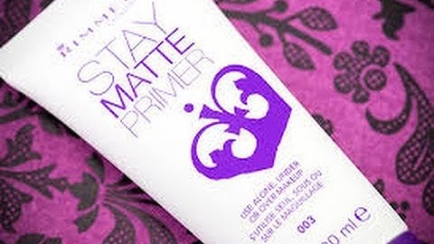 (oily skin) Rimmel "Stay Matte" Primer Review