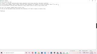 JavaScript Every Helper Function