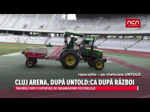 Cluj Arena, dupa Untold: ca dupa razboi