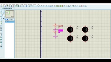 Tutorial Membuat Rangkaian listrik sederhana Campuran di aplikasi PROTEUS 8 PROFESSIONAL