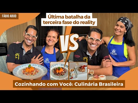 Última batalha da terceira fase do Reality Cozinhando com Você | Programa Fábio Abud