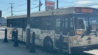 [Codebreak] NJ Transit 2009 NABI 416.15 #5372 signed up as the 48 @ North Bergen/91st Street