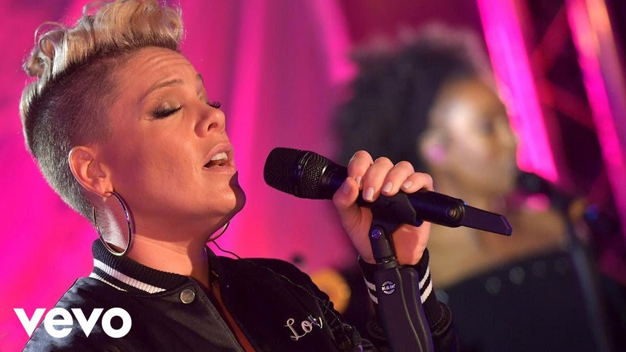 P Nk What About Us In The Live Lounge Youtube