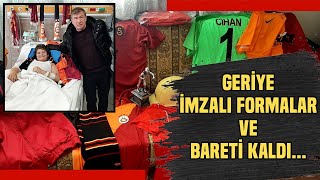 Galatasarayli Ci̇han Emi̇r Parlaktan Geri̇ye İmzali Formalar Ve Madenci̇leri̇n Bareti̇ Kaldi