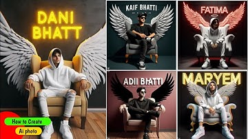 How to create 3D AI Attitude boy+girl Images | Viral photo editing | bing image creator tutorial