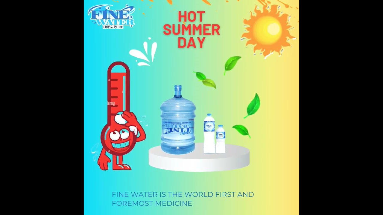 Fine Water – Purity in Every Drop 💧"5. "Stay Fresh, Stay Fine – Drink Fine Water!"