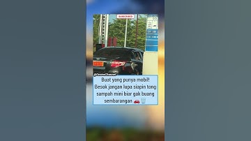 Punya Mobil Tapi Buang Sampah Sembarangan? Miris Banget 😔#shortvideo #fyp #viral #trending