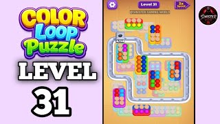 Color Loop Puzzle Level 31 Walkthrough Solution