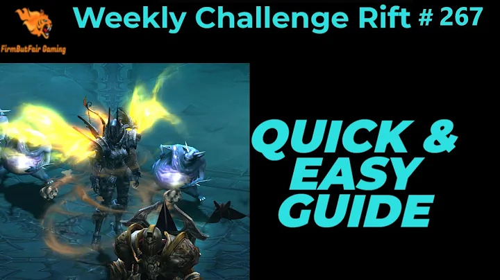 Diablo 3: NA Challenge Rift #267 - Quick & Easy Guide - Maps & Everything you need for a quick time!