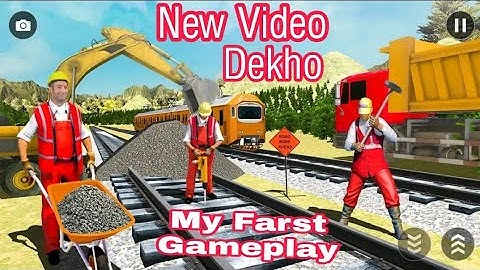 Train Station Construction Jcb Game - Jcb Simulator Game - Android Game #1