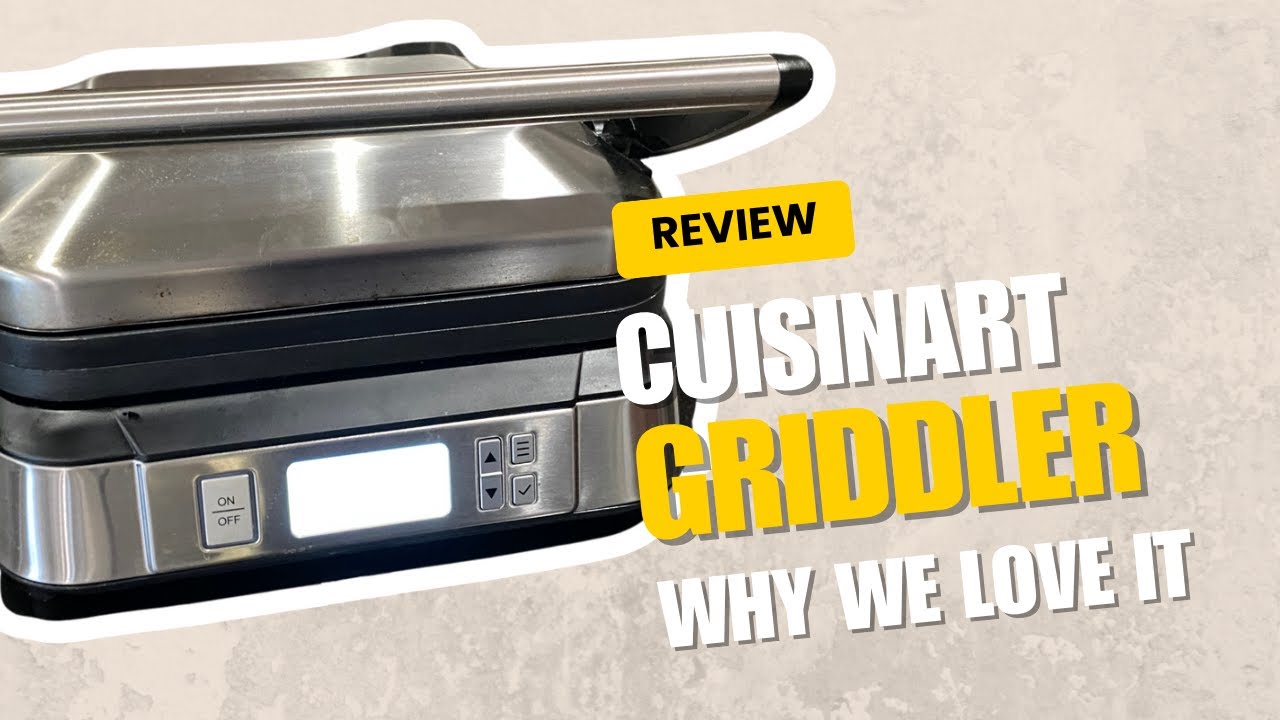 Cuisinart Griddler - its an indoor grill, griddle and panini press all in one