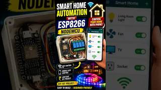 Smart Home Automation with ESP8266 NodeMCU 🏠📱 #iot #homeautomation #short #diyprojects #esp8266