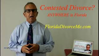 Contested Florida Divorce?  I want to be your guy!