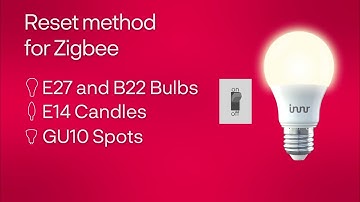 How to Reset your Innr Zigbee retrofit products