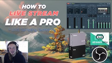 HOW TO Live Stream Like a PRO w/ Ableton + Awesome Live Sampling Technique (VoiceMeter & OBS)