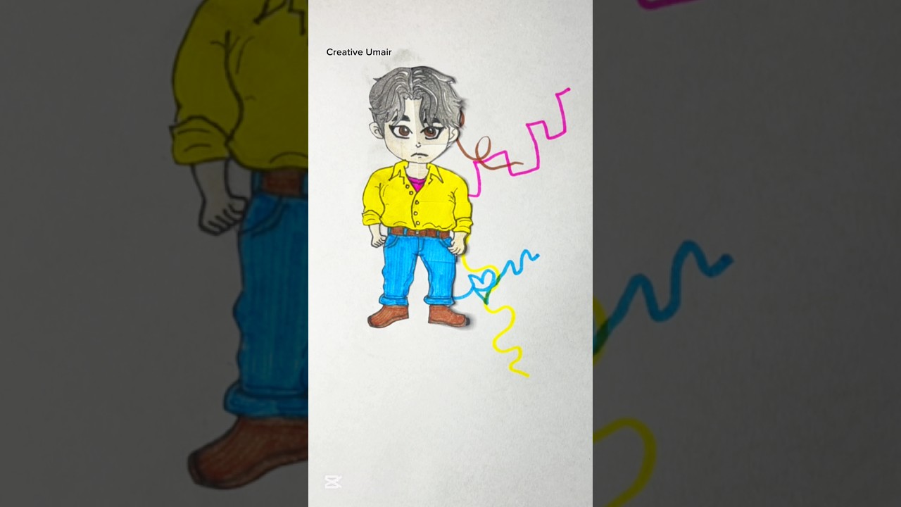 Jinu Saja With rope connecting art challenge ✨|| Kpdh || 