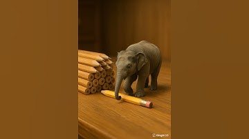 Elephant On Heavy Duty #shorts #shortsfeed #3danimation