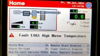 See how the 350 Nm3/hr air compressor started