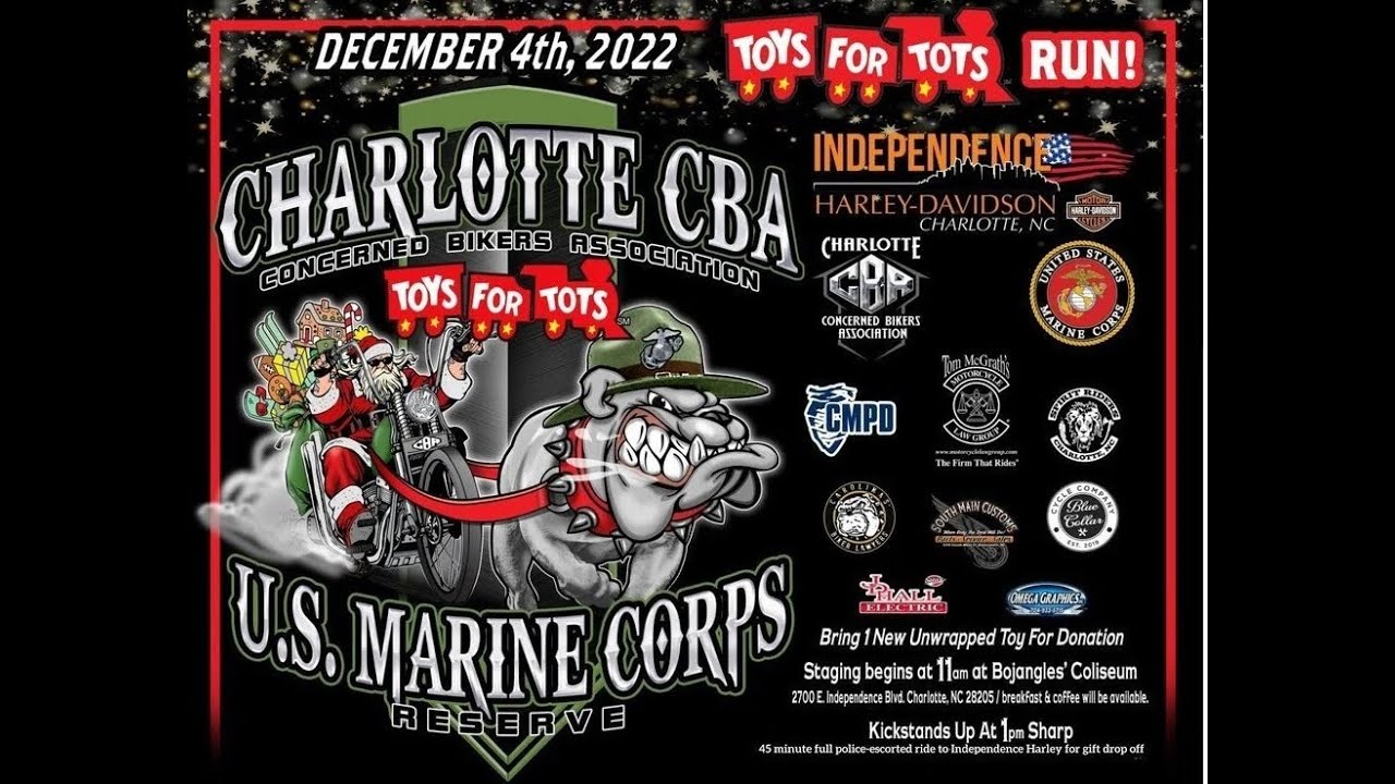 Charlotte Cba Us Marine Toy Run 2022