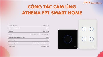 Hướng dẫn sử dụng chi tiết công tắc cảm ứng Athena FPT Smart Home