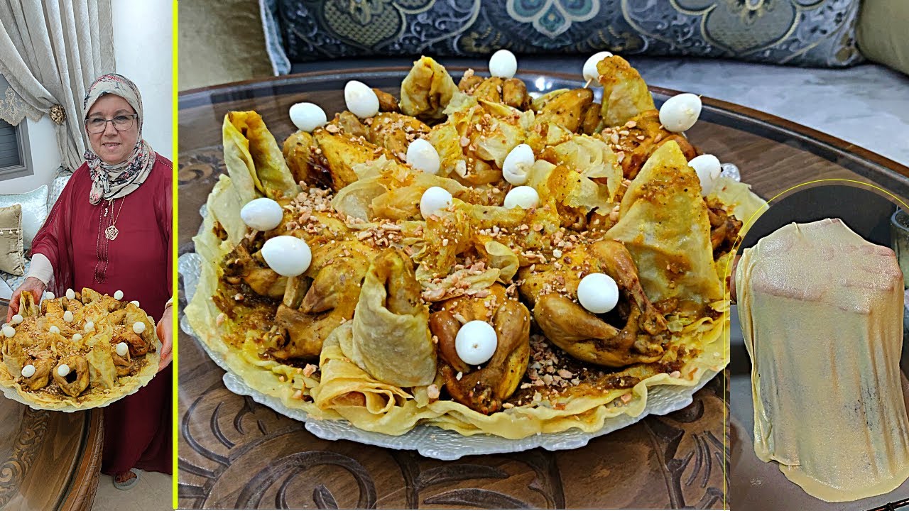 التريد الفاسي 🇲🇦 بالكوكلي محمر على حقها وطريقها و سر الذة الأصلية القديمة لي ضيافة مع الحاجة فاطمة 💪