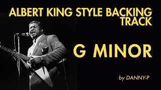 Miniatura de vídeo de "Albert King Style Blues Backing Track Jam in Gm"